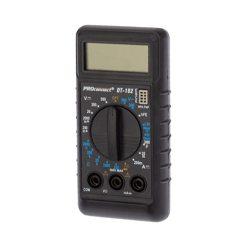 Портативный мультиметр М-182 (DT-182) PROconnect - Фото 2