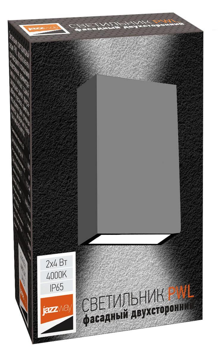 Светильник PWL-12080/40D 2x4w 4000K GR IP65 230V/50Hz  Jazzway - Фото 3
