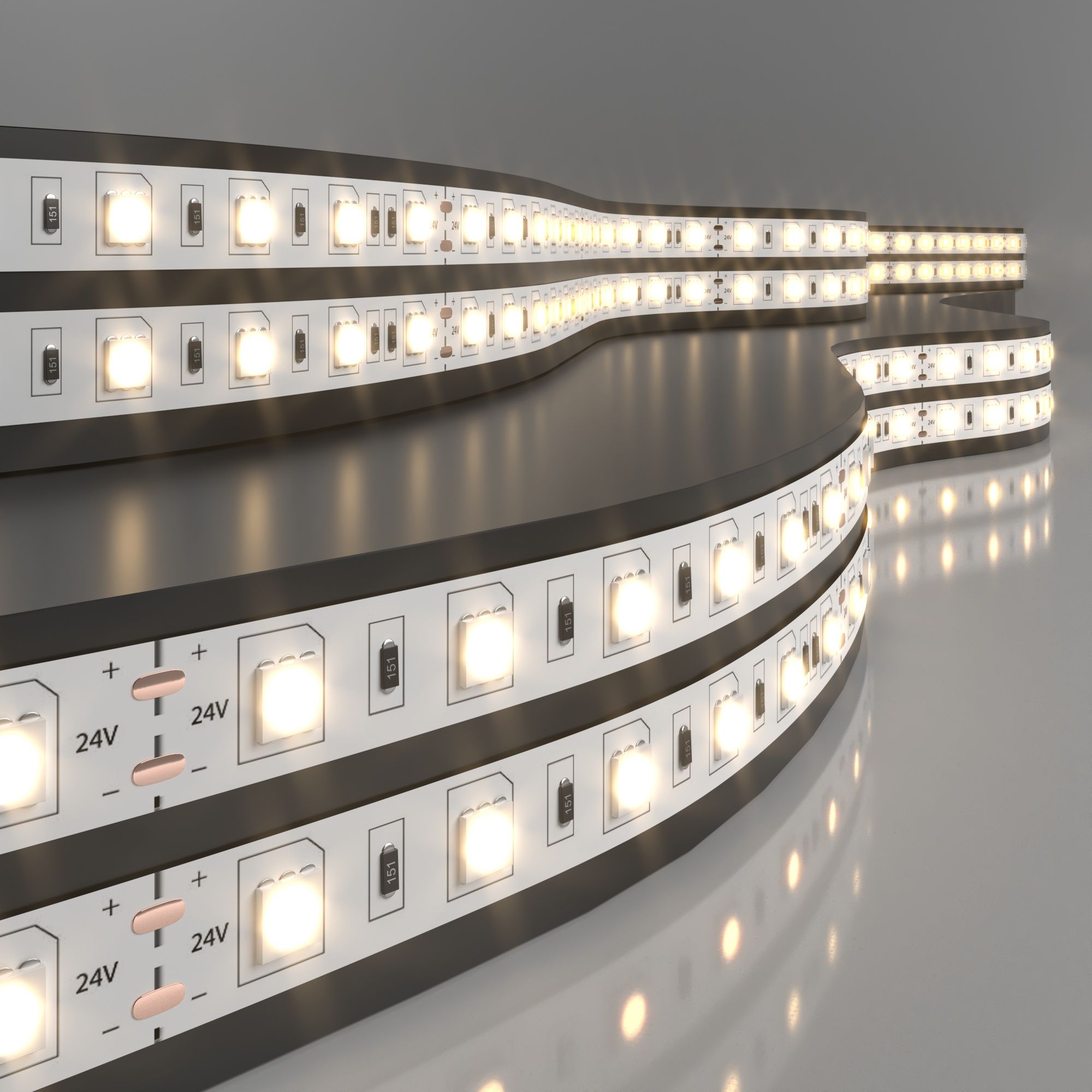 Лента светодиодная 24V 14,4W 60Led 5050 IP20 теплый белый, 5м Elektrostandard