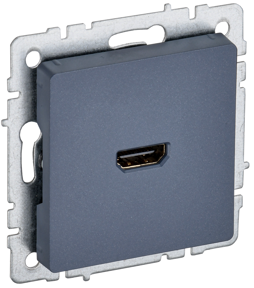 BRITE Розетка HDMI РHDMI-0-БрМ маренго IEK