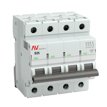 AV-10 4P 25A (B) 10kA EKF AVERES
