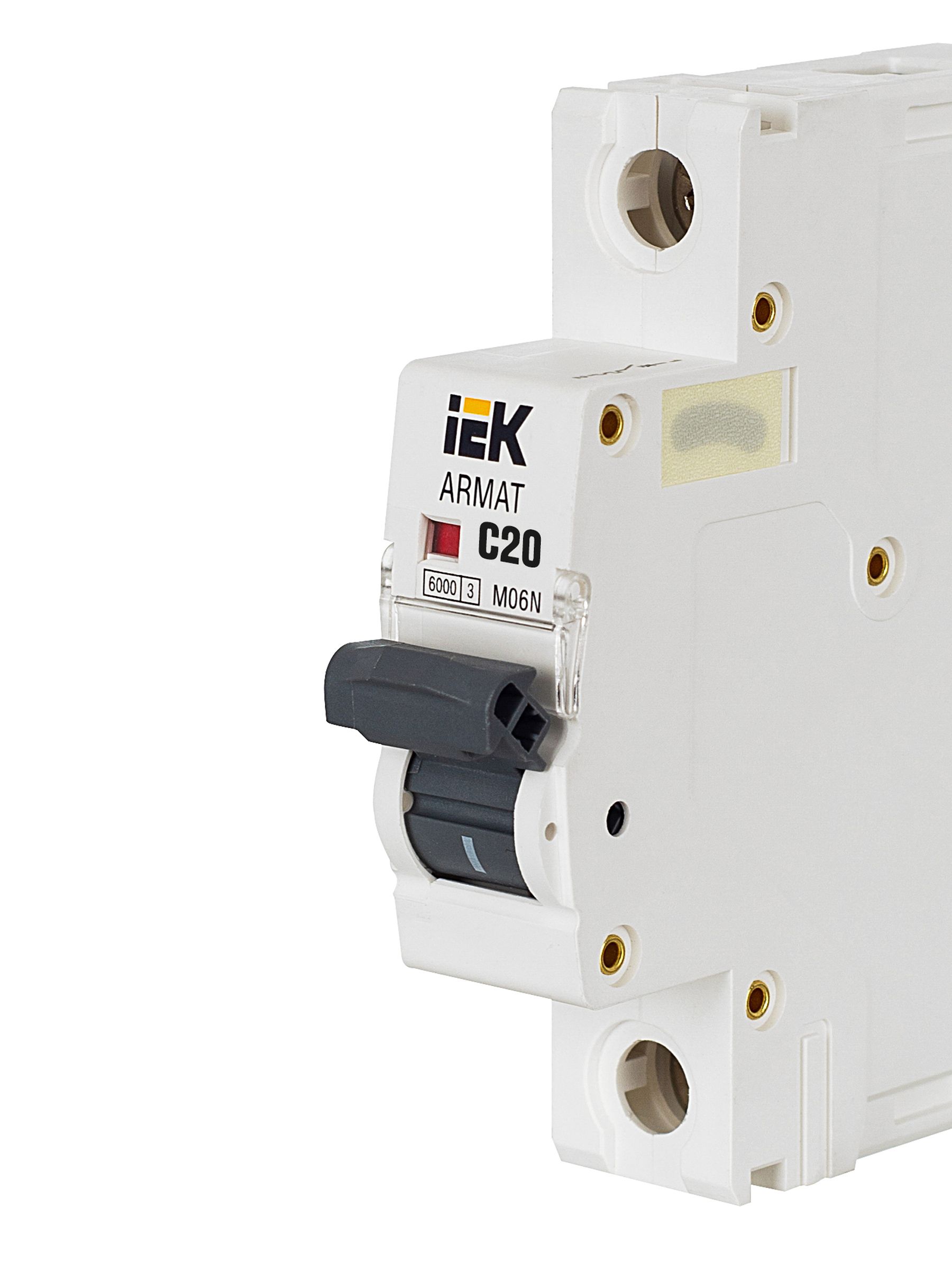 ARMAT Автоматический выключатель M06N 1P C 20А IEK - Фото 8