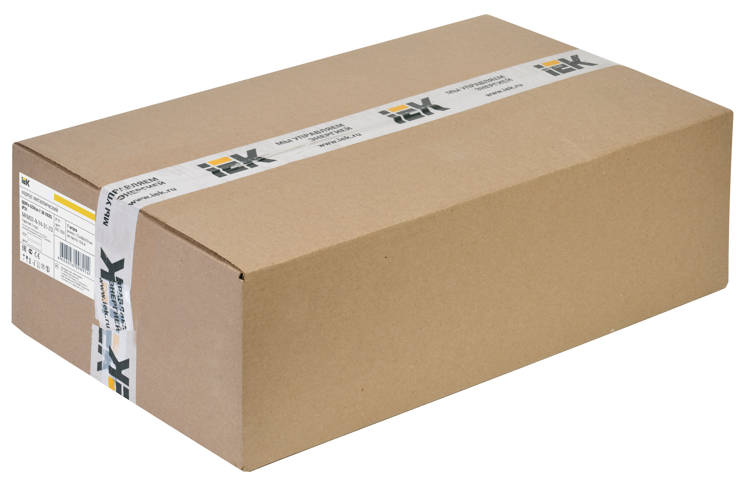 TITAN Корпус металлический ЩУРн-3/24 (560х480х165мм) IP31 IEK - Фото 2
