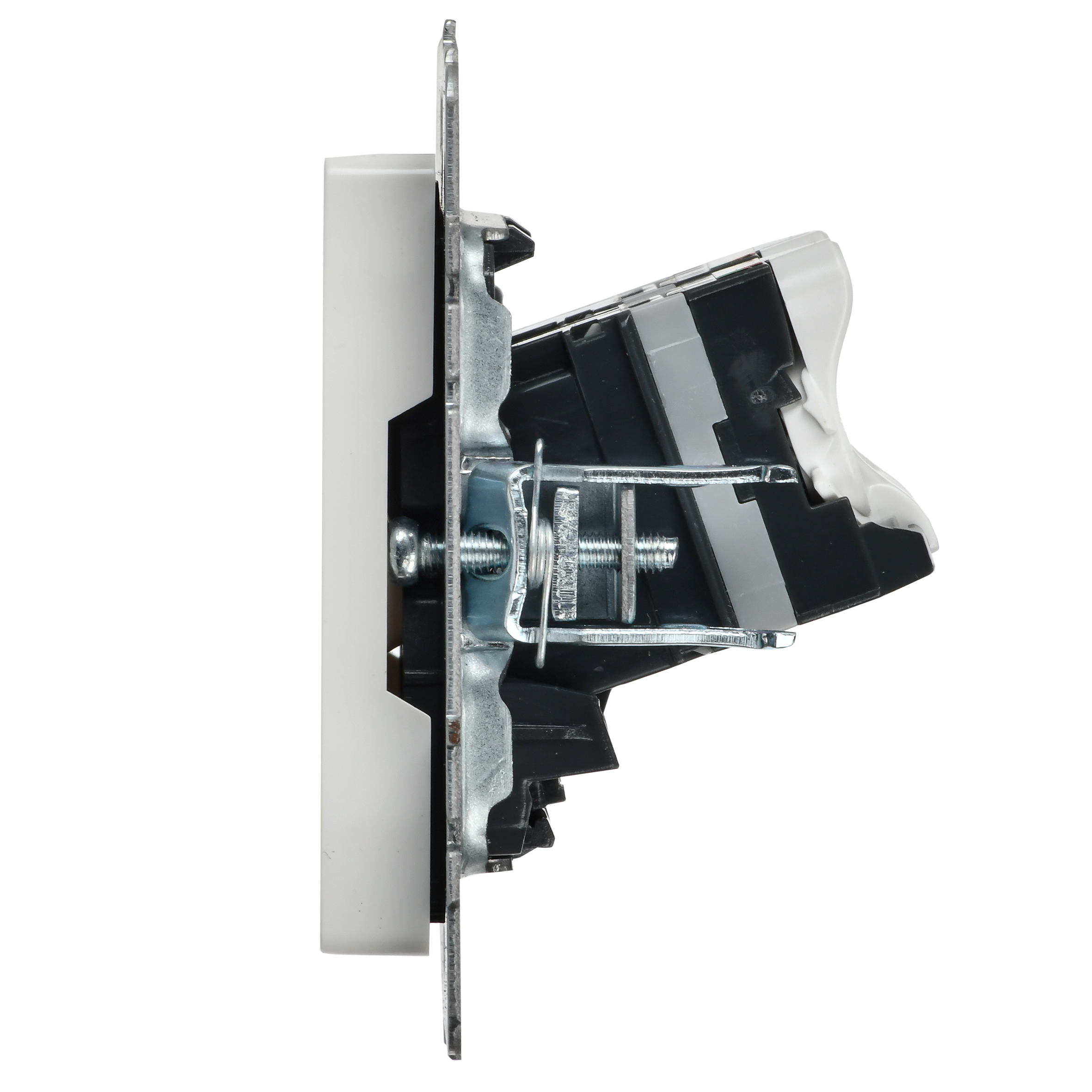 BRITE Розетка компьютерная двойная кат.5E RJ45 РК10-2-БрБ белый IEK - Фото 7