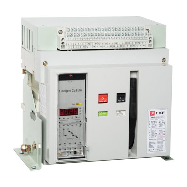 ВА-45 2000/1600А 3P 80кА стац., гориз.,ETU(220В AC), мп/нр/вкл.к.(220В AC), ав/доп. 1CO/1NC,1NO,4CO