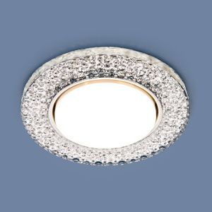 Светильник точечный с LED подсветкой 3029 GX53 CL прозрачный Elektrostandard - Фото 3