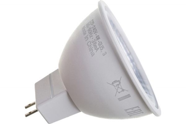 Лампа светодиодная  LED Star MR16, 300лм, 4Вт, 5000К, цоколь GU5 OSRAM - Фото 3