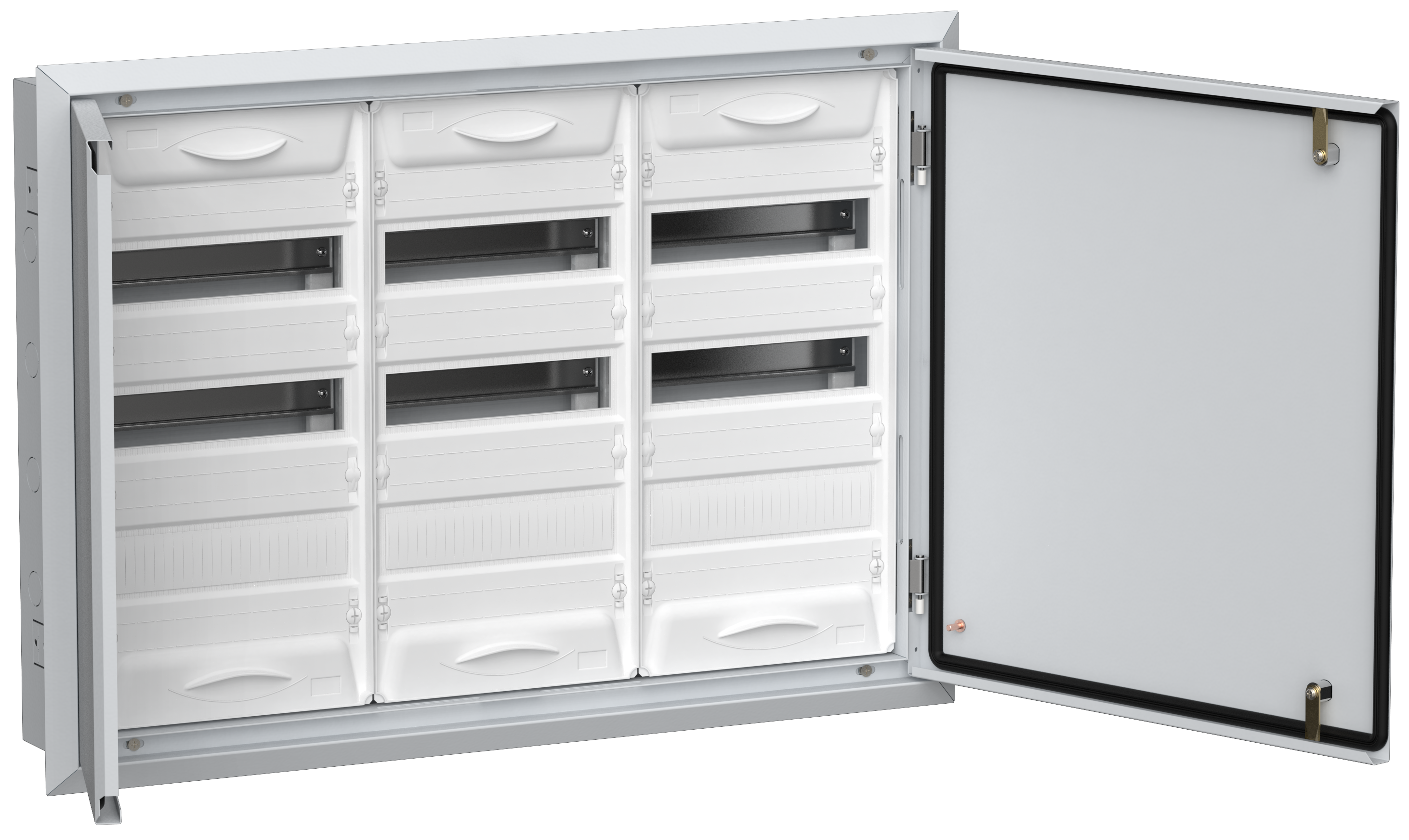 TITAN 5 Корпус металлический ЩРв-108 (3х36) 630х885х130мм IP31 белый (две двери) IEK