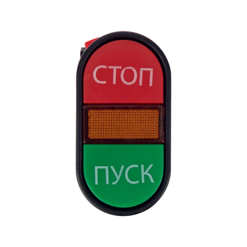 Кнопка APBB-22 «Пуск-Стоп» овальная 230 В NO+NC - Фото 2