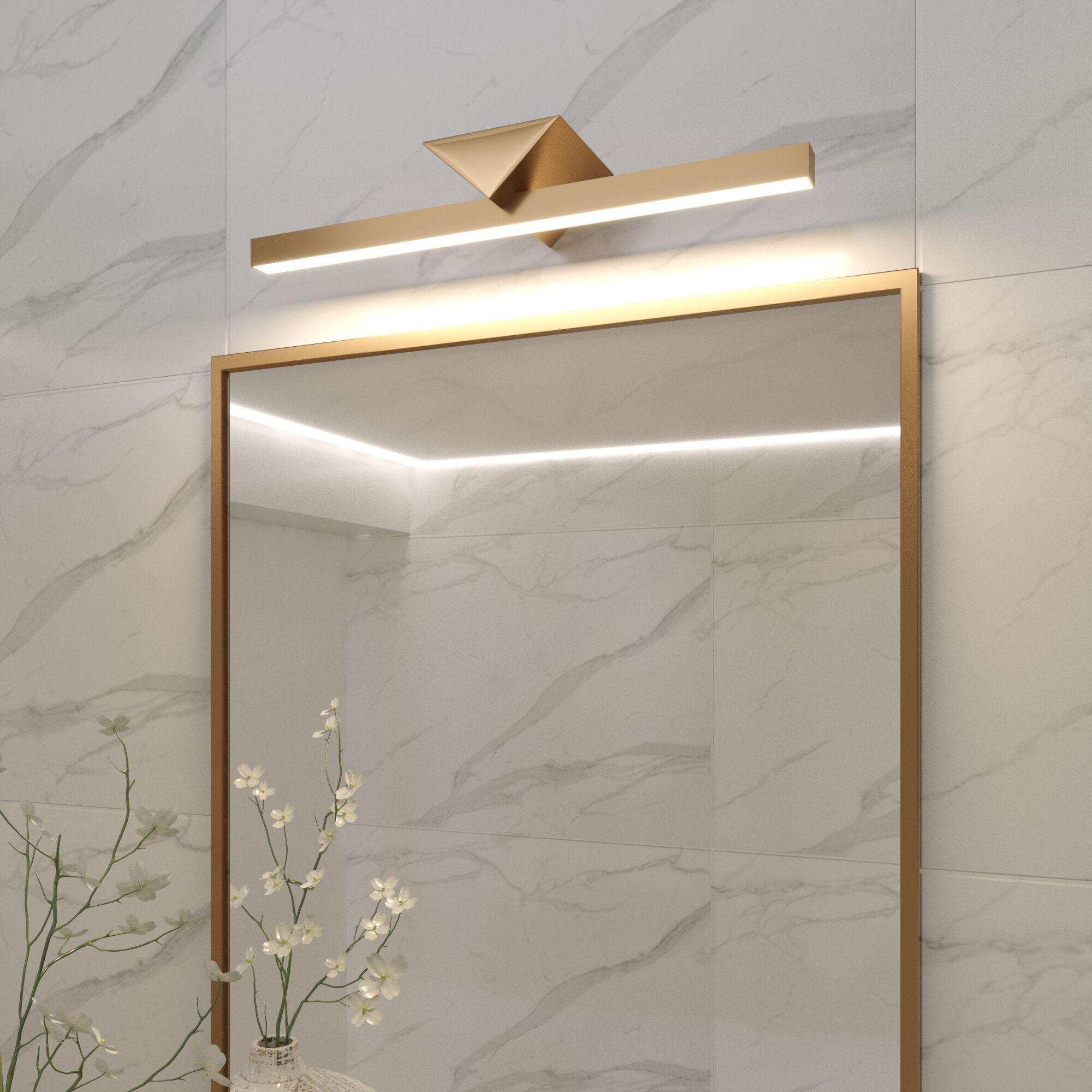 Светильник светодиодный настенный Delta LED 40115/LED золото Elektrostandard - Фото 2