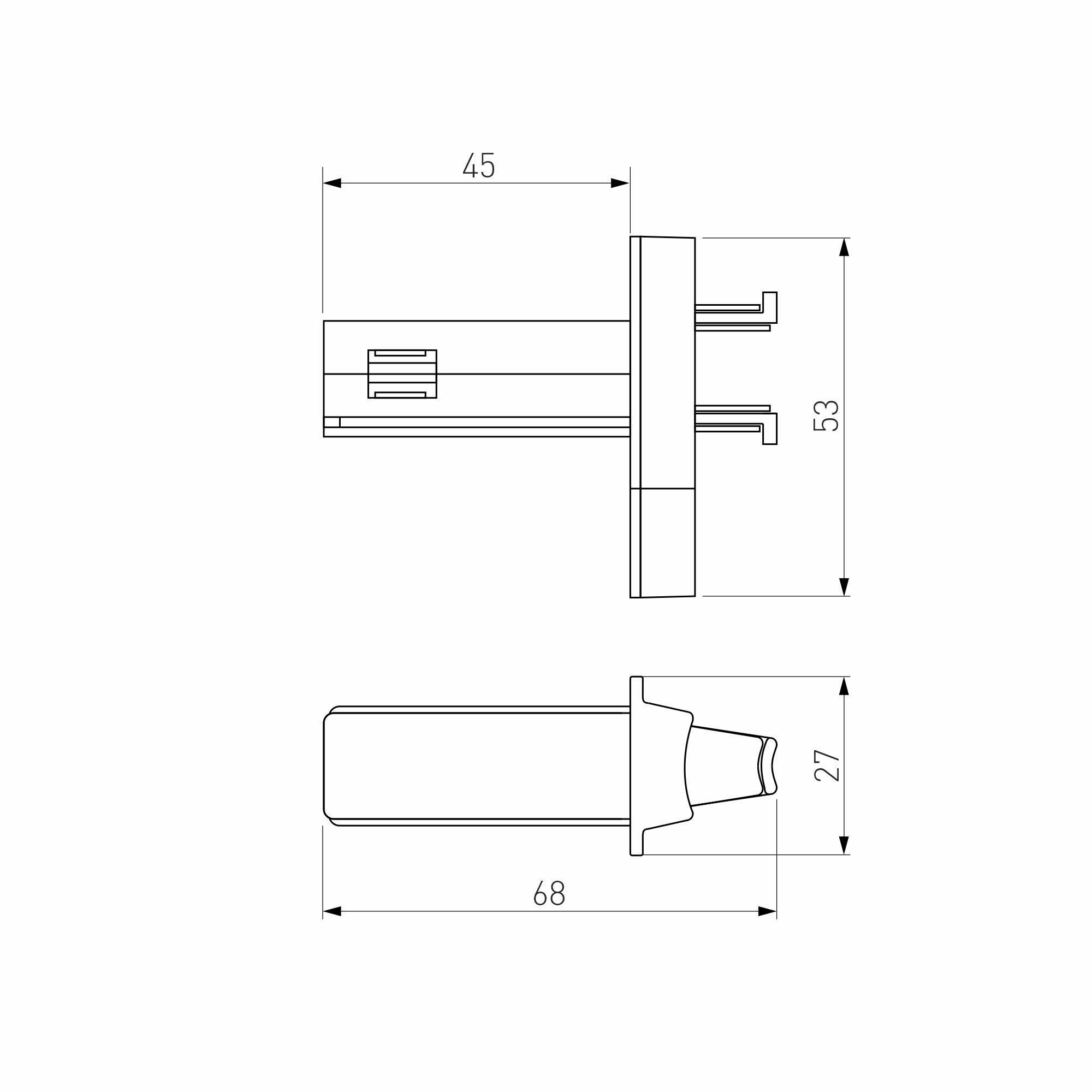 Slim Magnetic Соединитель для круглого шарнирного коннектора (чёрный) 85011/00 Elektrostandard - Фото 4