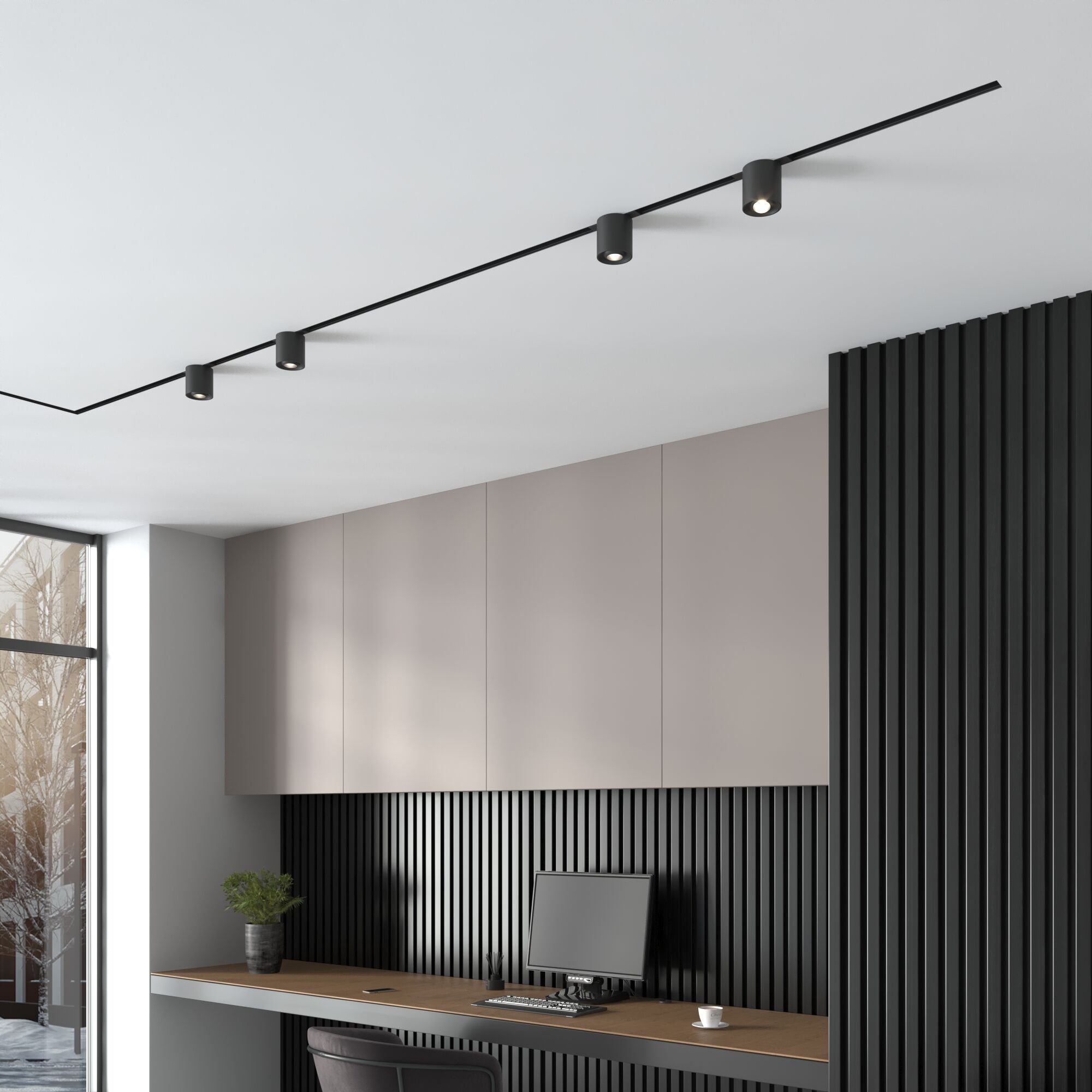 Slim Magnetic Трековый светильник 10W 4200K Orsa (чёрный) 85053/01 Elektrostandard - Фото 4