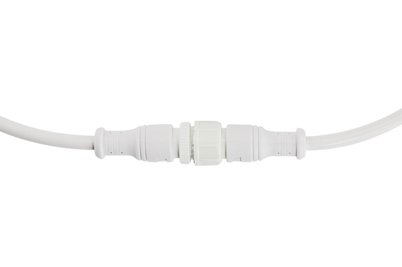 Соединительный кабель (3pin) герметичный (IP67) 3х0.5мм²  белый  REXANT - Фото 3