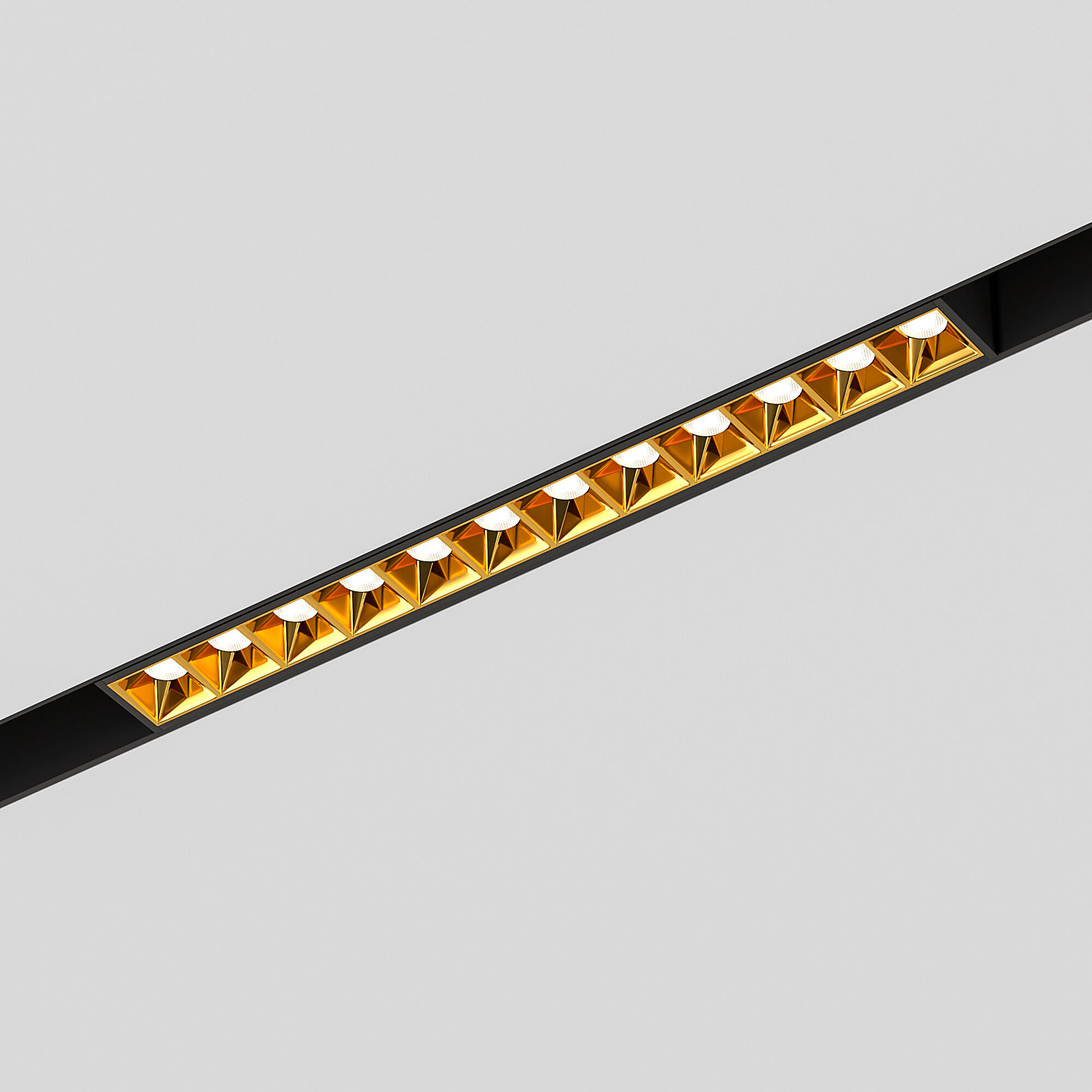 Slim Magnetic Трековый светильник 12W 4000K Artas (чёрный/золото) 85103/01 Elektrostandard
