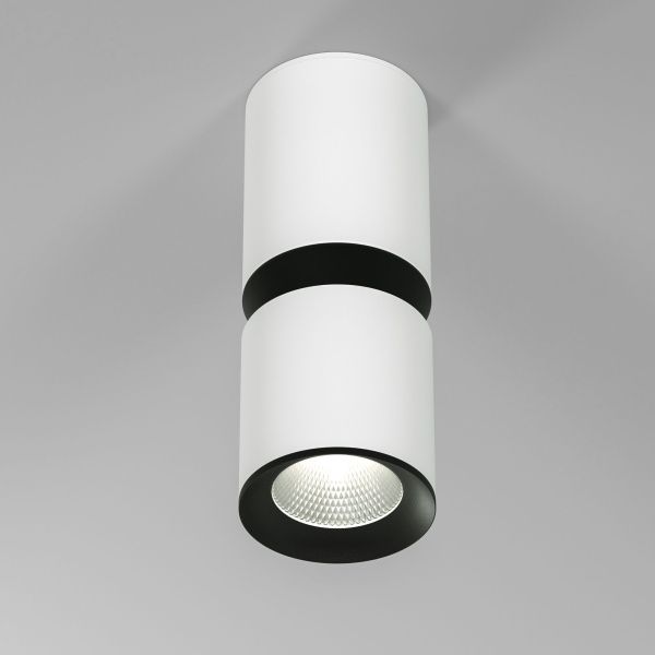 Светильник потолочный светодиодный Kayo 12W 4000К белый/чёрный 25048/LED Elektrostandard