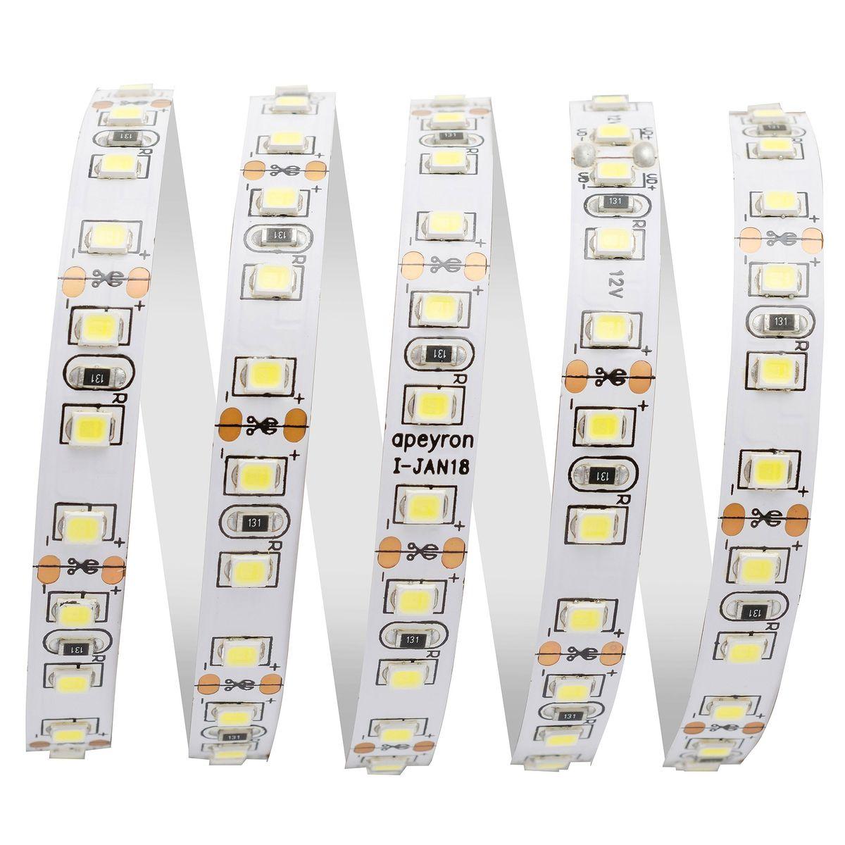 Лента светодиодная СТ smd3528 120д/м 12В 6500К IP20 5м Apeyron - Фото 9