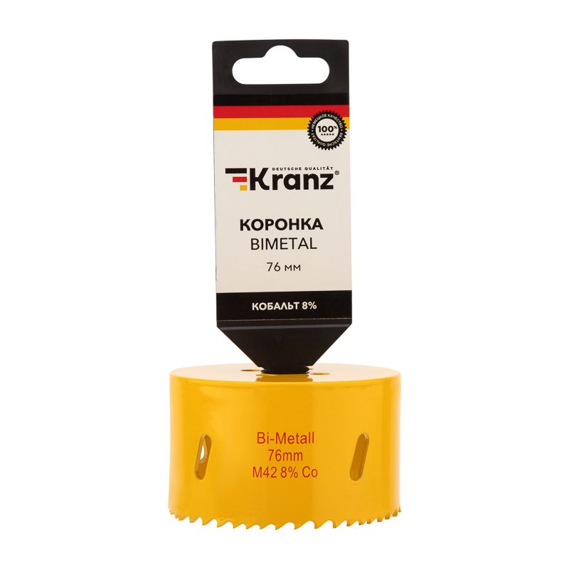 Коронка Bimetal 76мм KRANZ - Фото 3