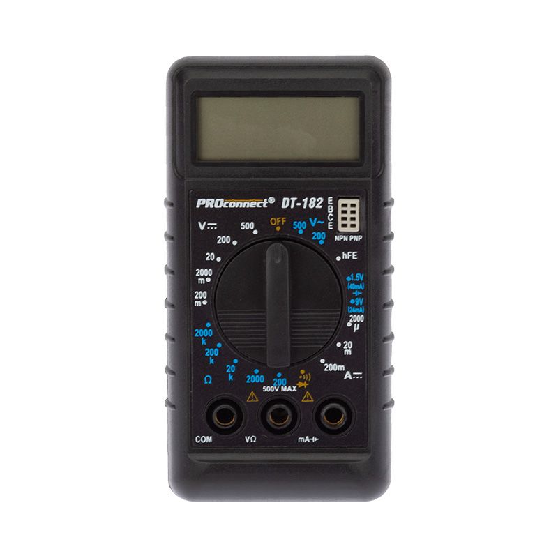 Портативный мультиметр М-182 (DT-182) PROconnect - Фото 3