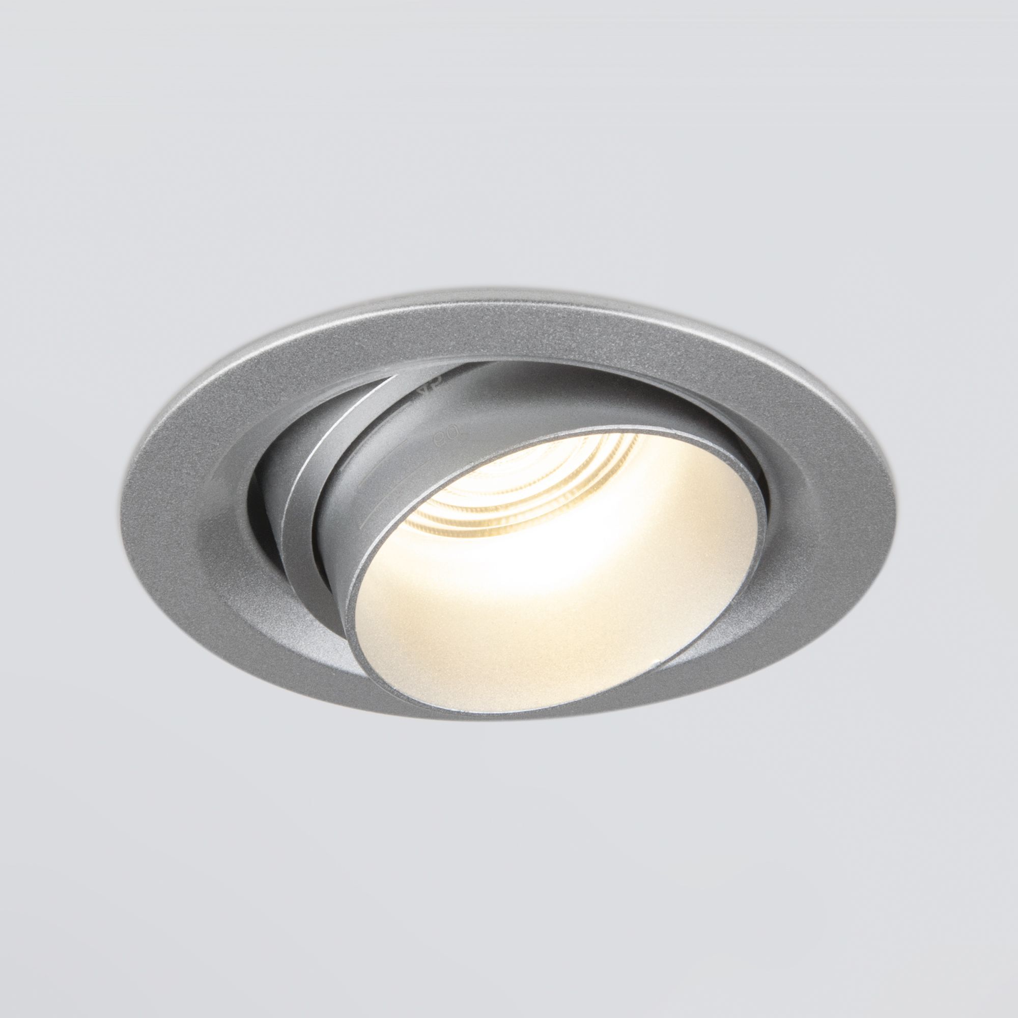 Светильник светодиодный встраиваемый с регулировкой угла освещения 9920 LED 15W 4200K серебро Elektr - Фото 5