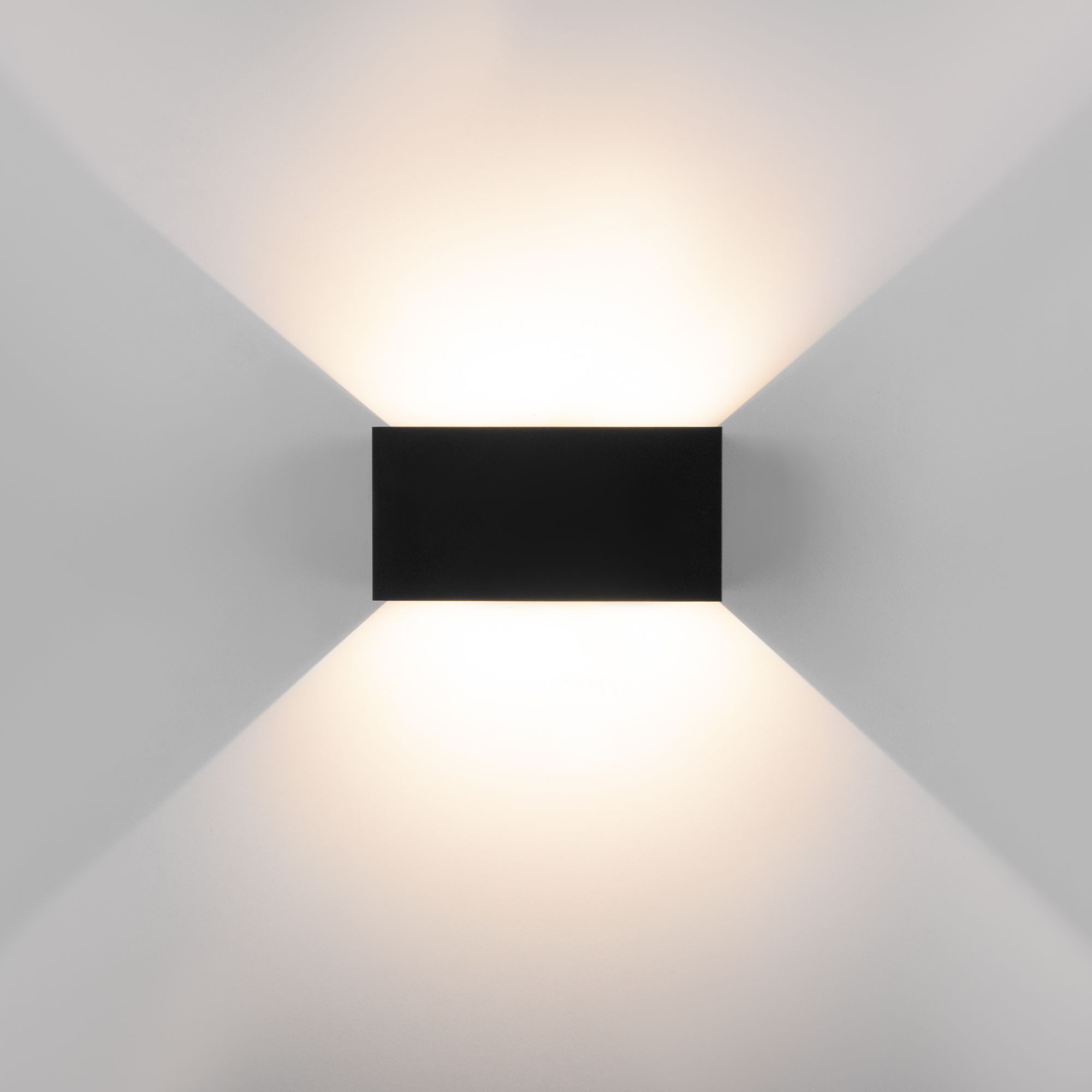 Светильник светодиодный уличный настенный WINNER DOUBLE LED IP54 35137/W черный Elektrostandard - Фото 5