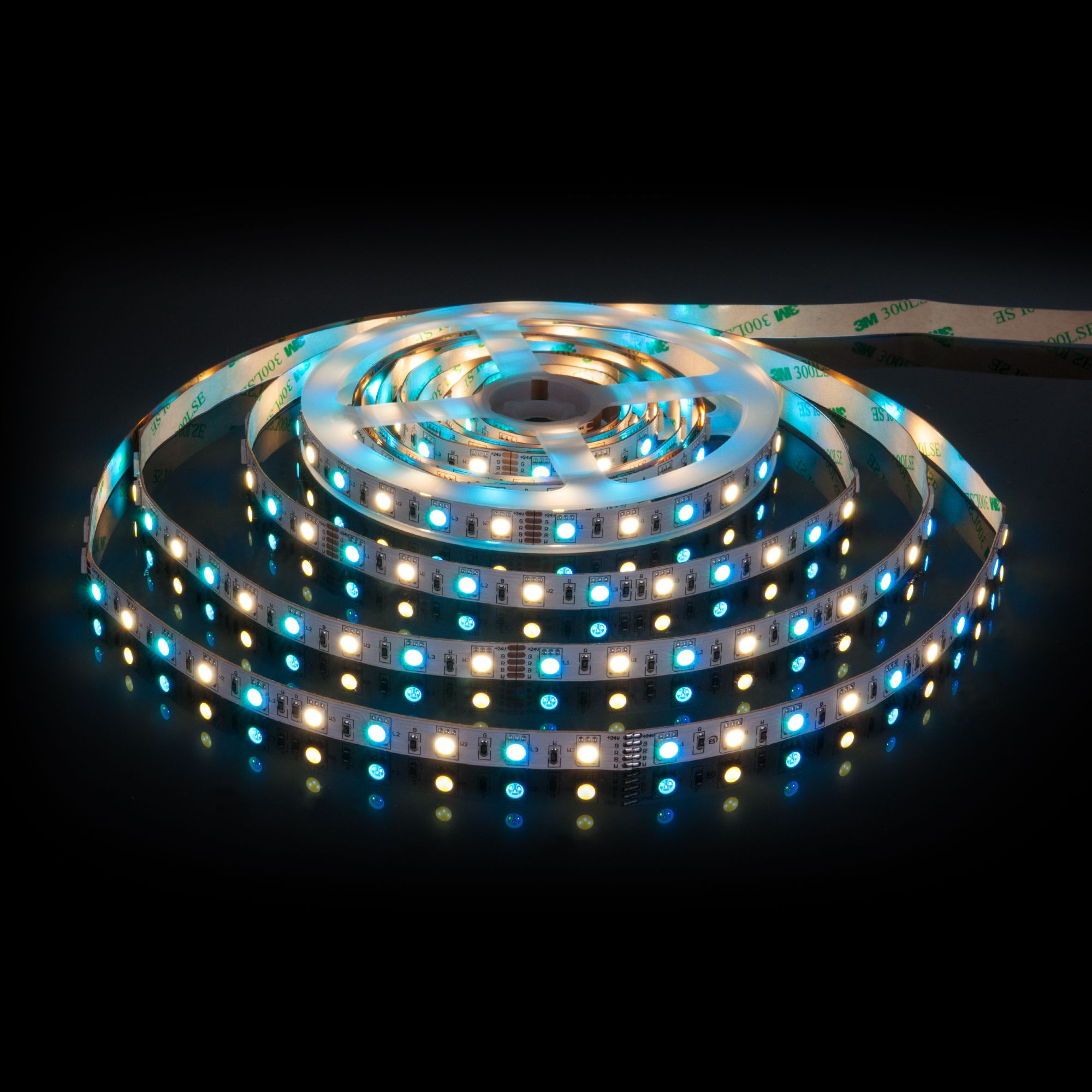 Лента светодиодная 24V 14,4W 60Led 5050+5050 IP20 MIX RGB/дневной белый, 5м Elektrostandard - Фото 5