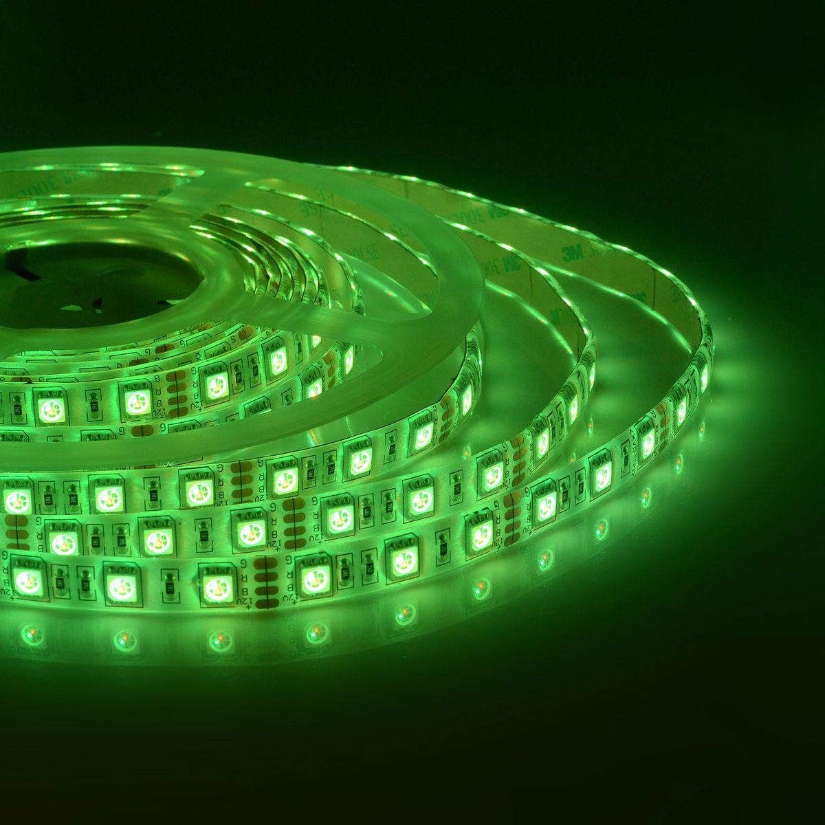 Лента светодиодная СТ smd5050 60д/м 12В IP65 5м RGB Apeyron - Фото 25