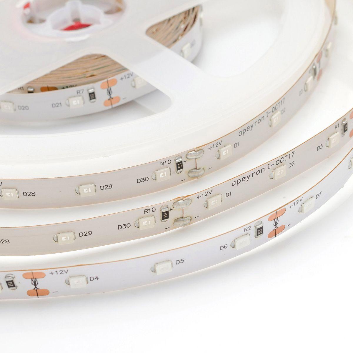 Лента светодиодная в блистере СТ smd3528 60д/м 12В IP20 5м зеленый Apeyron - Фото 9