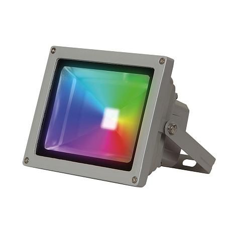 Прожектор светодиодный PFL- 10W RGB-RC/GR Jazzway - Фото 2