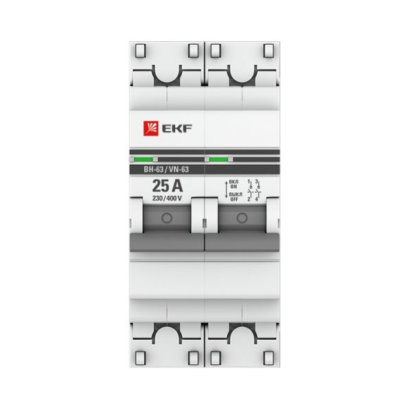Выкл. нагрузки 2P 25А ВН-63 EKF