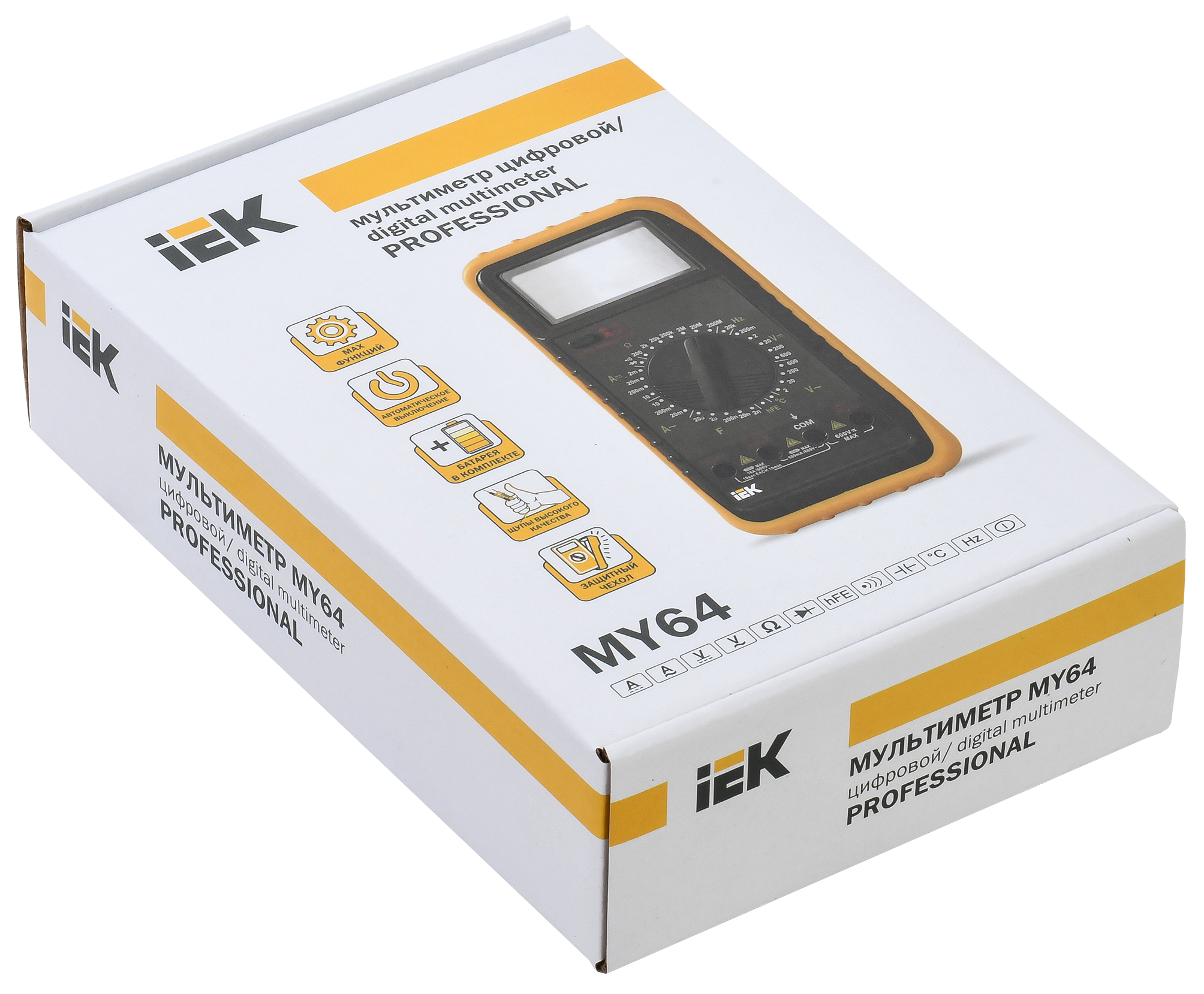Мультиметр цифровой PROFESSIONAL MY64 IEK - Фото 2
