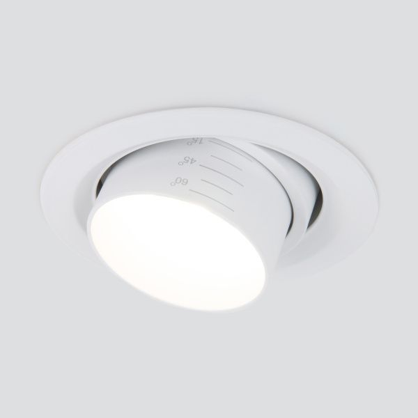 Светильник светодиодный встраиваемый с регулировкой угла освещения 9920 LED 15W 4200K белый Elektros
