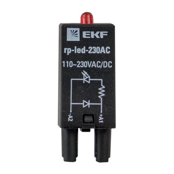 Модуль светодиодный 230 VAC для промежуточных реле RP EKF - Фото 12