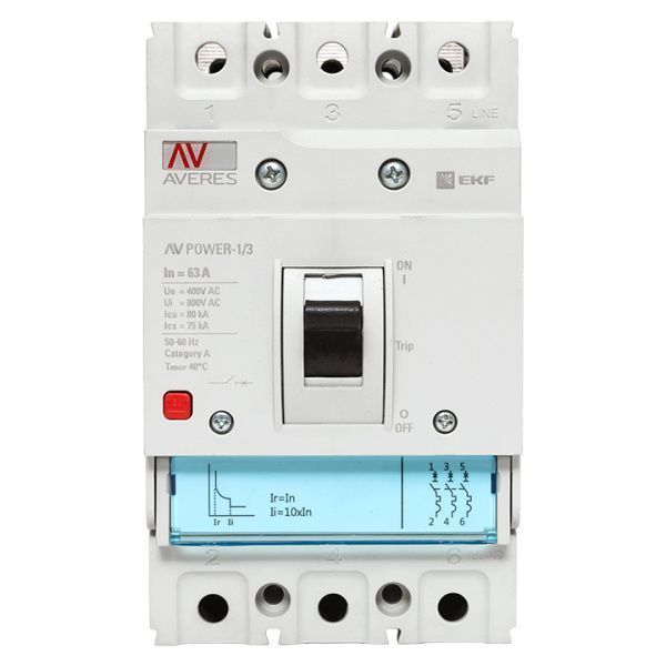 AV POWER-1/3 63А 80kA TR - Фото 5