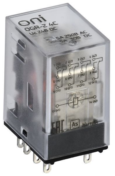 Реле общего назначения OGR-2 4C 24В DC ONI