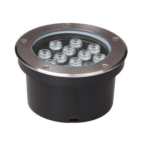 Светильник PGR  R180 12w 4000K 30° Сhrome (грунтовый встраиваемый) IP67 - Фото 2