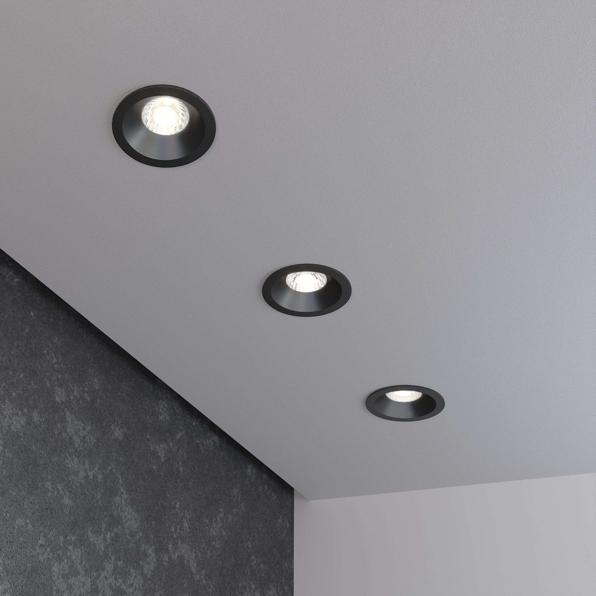 Светильник светодиодный встраиваемый точечный 15266/LED 7W 4200K черный Elektrostandard - Фото 2