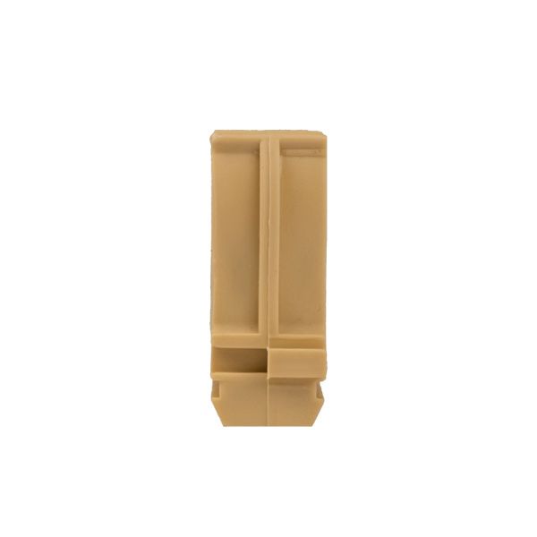 Крепеж-клипса d25 мм (10 шт) светлое дерево EKF-Plast - Фото 3