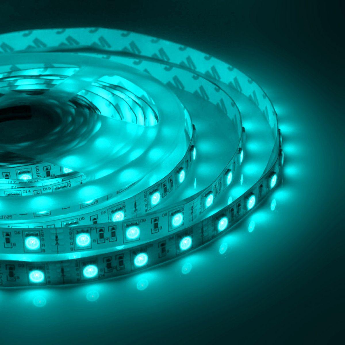 Лента светодиодная СТ smd5050 30д/м 12В IP20 5м RGB Apeyron - Фото 11