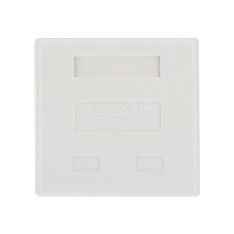 Розетка компьютерная внешняя, 2-порта RJ-45 (8P8C), UTP CAT 6 REXANT - Фото 3