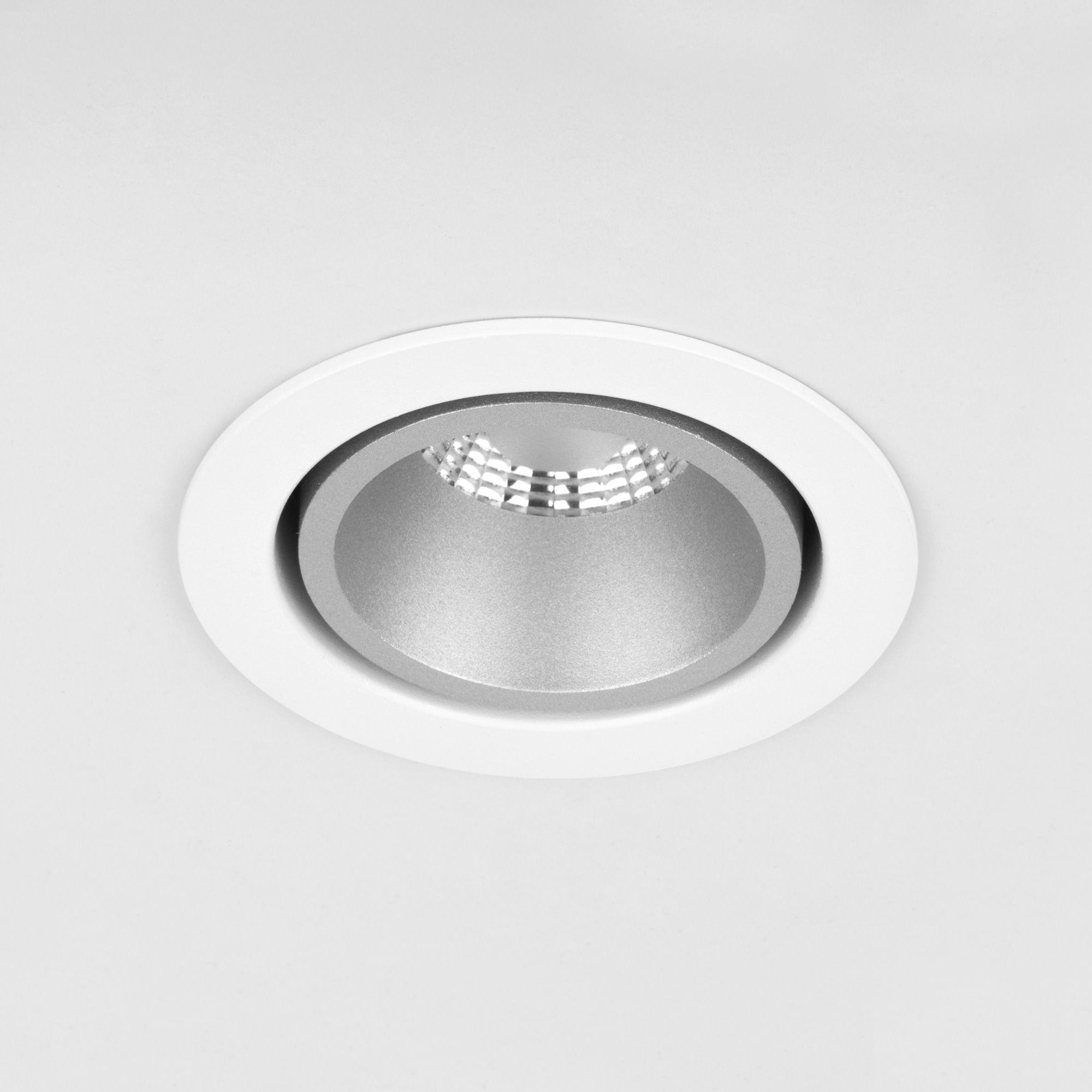 Светильник светодиодный встраиваемый точечный 15267/LED 7W 4200K белый/серебро Elektrostandard - Фото 4