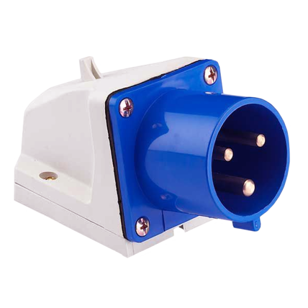 Вилка стац. 523 2Р+РЕ 32А 220В IP44 EKF