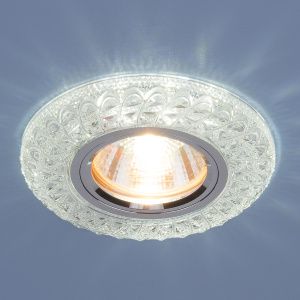 Светильник точечный со светодиодной подсветкой 2180 MR16 CL прозрачный Elektrostandard