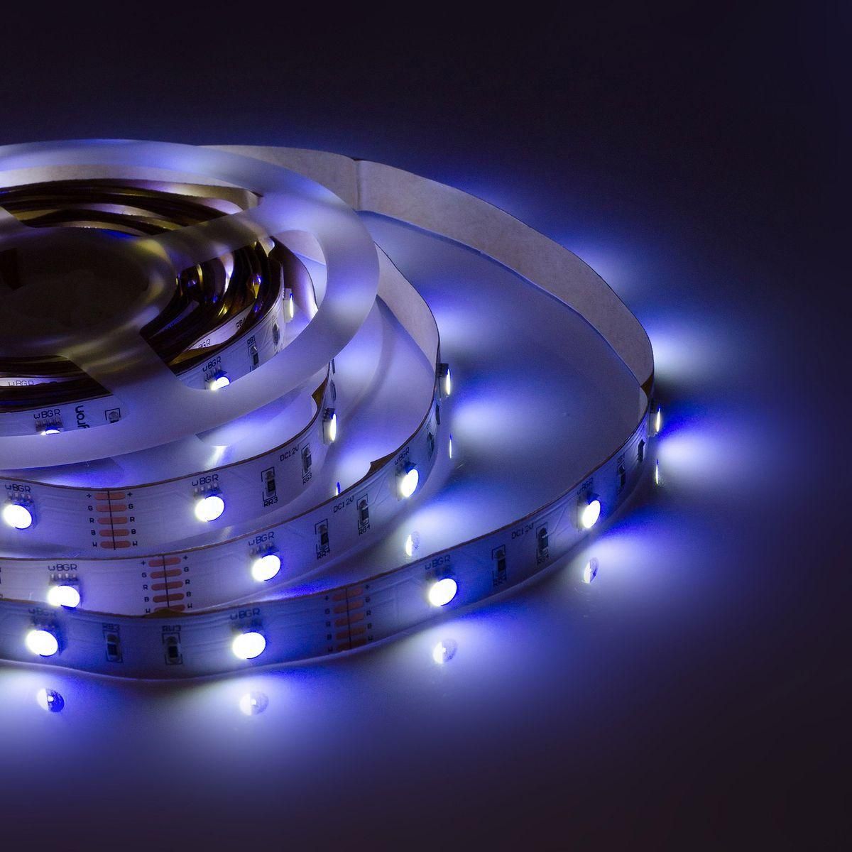 Лента светодиодная СТ smd5050 30д/м 12В IP20 5м RGBW Apeyron