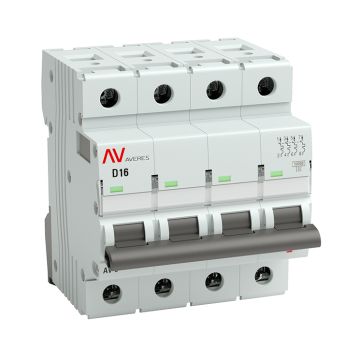 AV-10 4P 16A (D) 10kA EKF AVERES