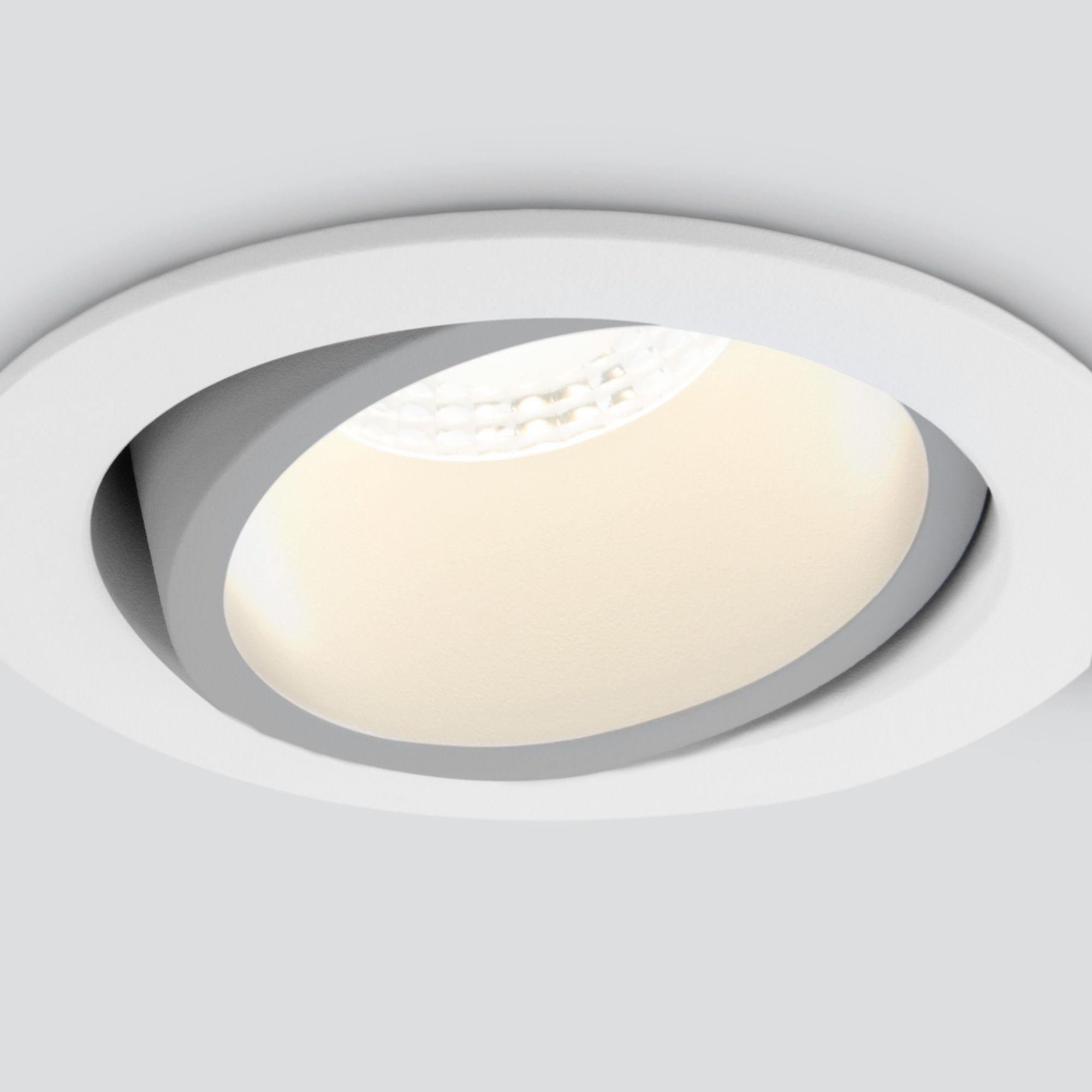 Светильник светодиодный встраиваемый точечный 15267/LED 7W 4200K белый/серебро Elektrostandard - Фото 5