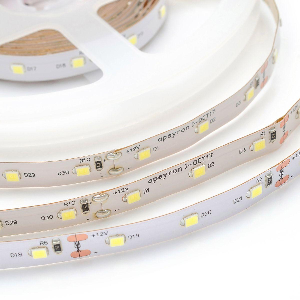 Лента светодиодная СТ smd2835 60д/м 12В 4000К IP20 5м Apeyron - Фото 7