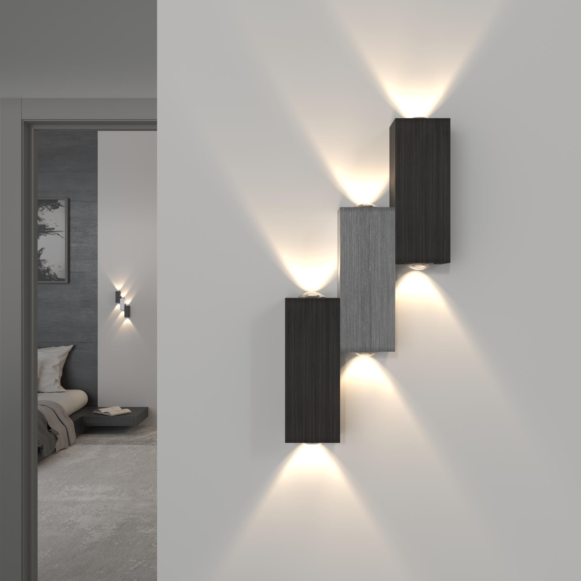 Светильник светодиодный настенный Petite LED 40110/LED черный Elektrostandard - Фото 6