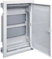 Щит cкрытой установки Multimedia, (631х348х89) IP-30 // Hager - Volta (Белая дверь с перфорацией) VU36NWB