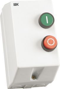 Контактор КМИ11260 12А в оболочке 220В/АС3 IP54 IEK KKM16-012-220-00