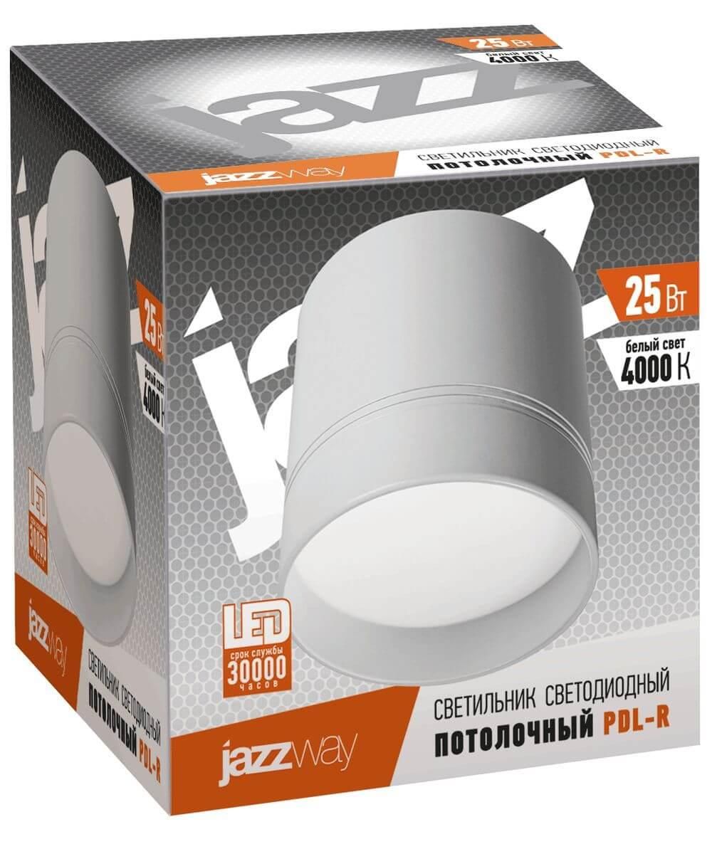 Светильник светодиодный накладной PDL-R 25Вт 4000K 100° белый IP20 Jazzway - Фото 3